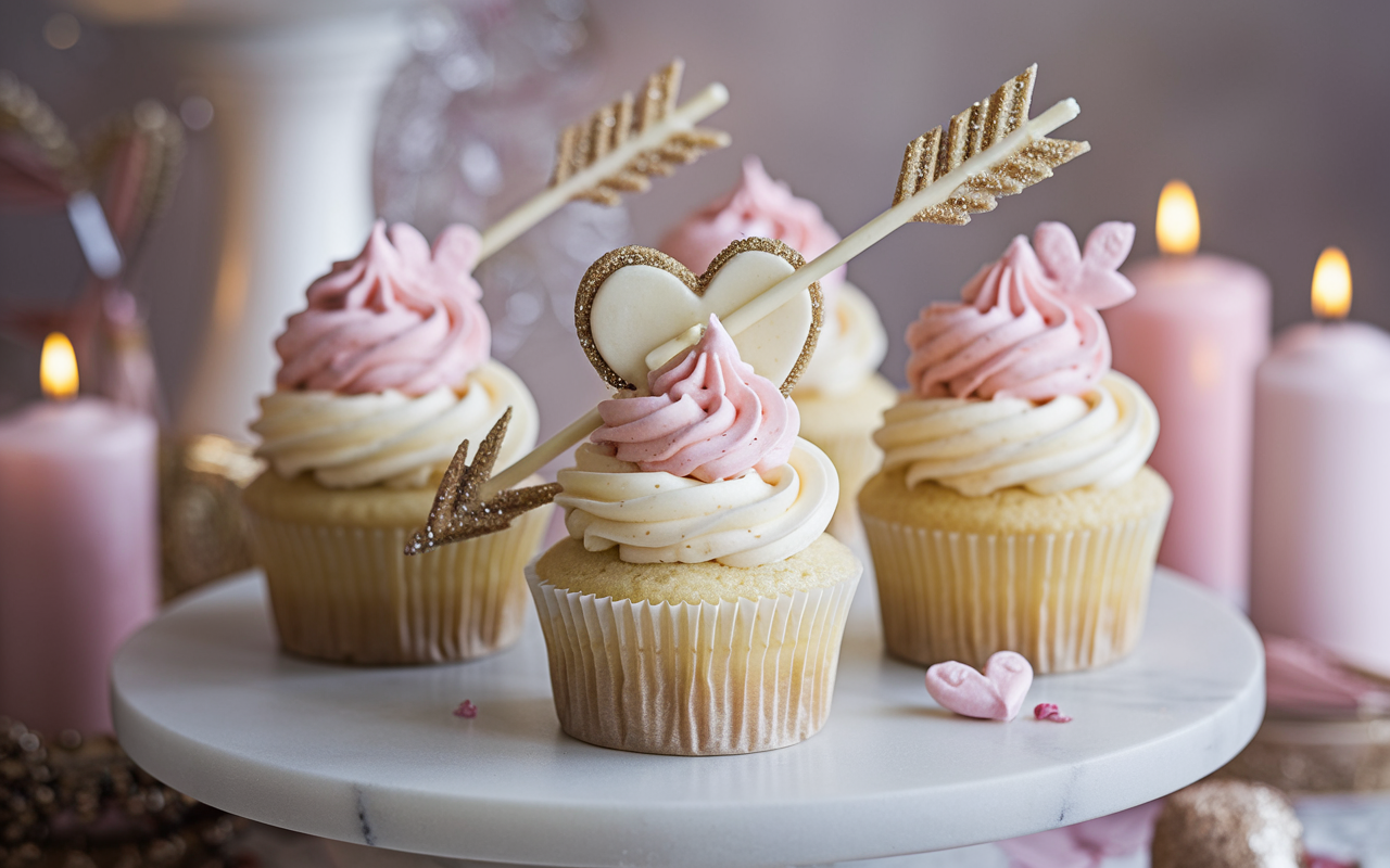 Cupids Arrow Cupcakes