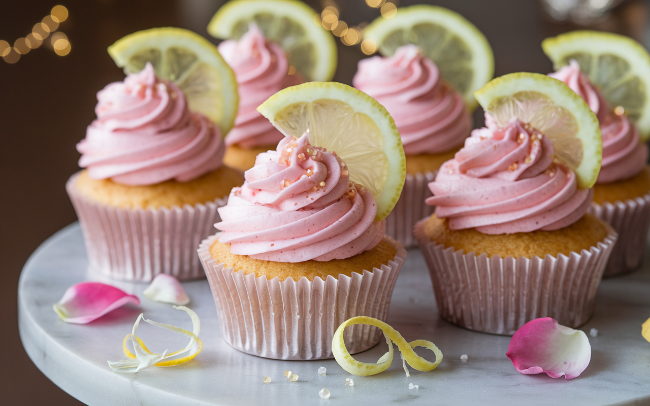 Pink Lemonade Cupcakes