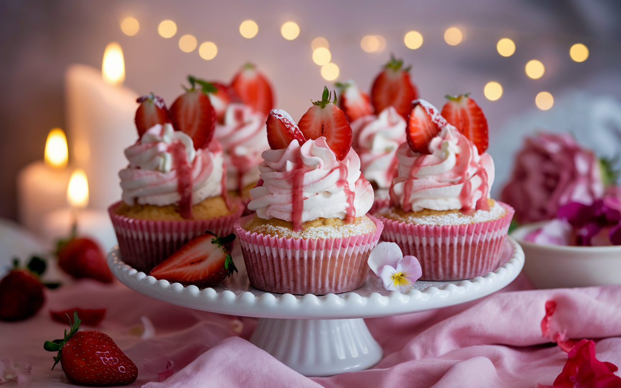 strawberry Short Cake Cupcakes