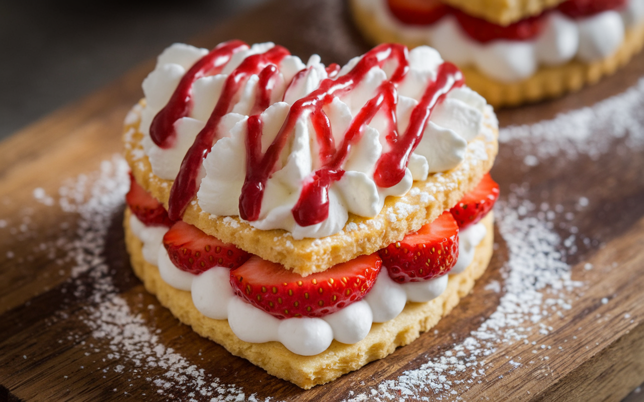 strawberry shortcake valentines cookie