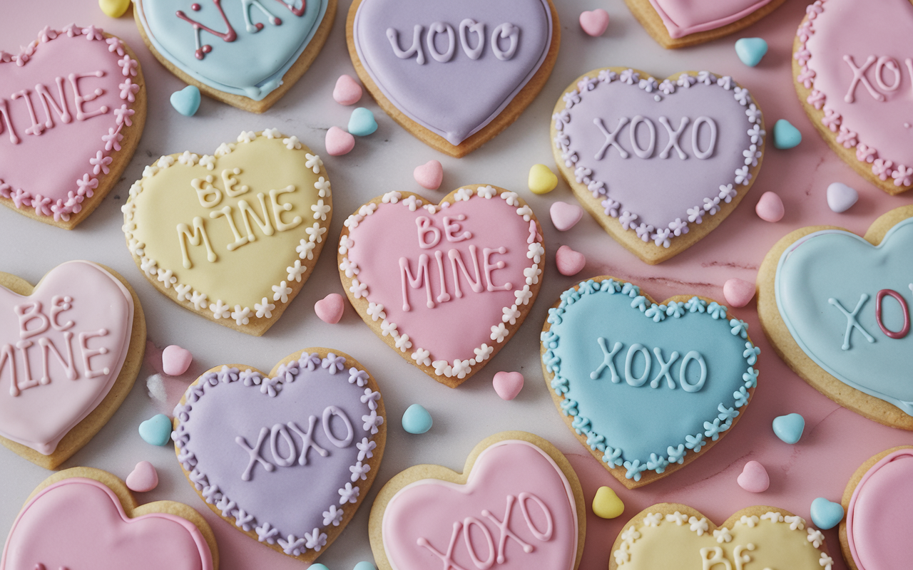 sweetheart candy valentines cookies